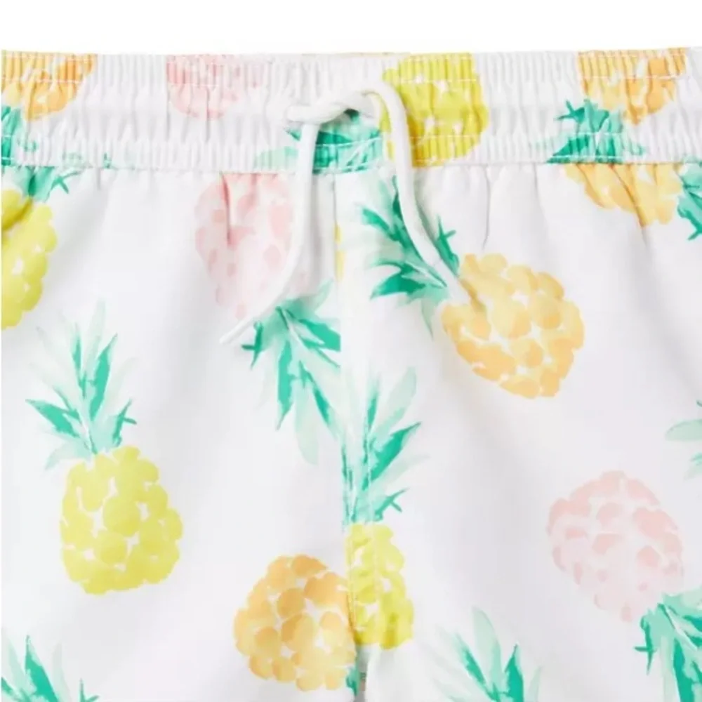 JANIE and JACK RECYCLED PINEAPPLE SWIM TRUNK